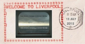 Welcome to Liverpool postmark and stamp